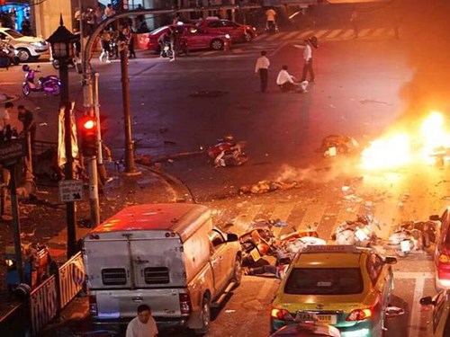 ຢ່າງໜ້ອຍສຸດມີ10ຕົວການຖືກສົງໄສເຂົ້າຮ່ວມເຫດວາງລະເບີດຢູ່ໄທ